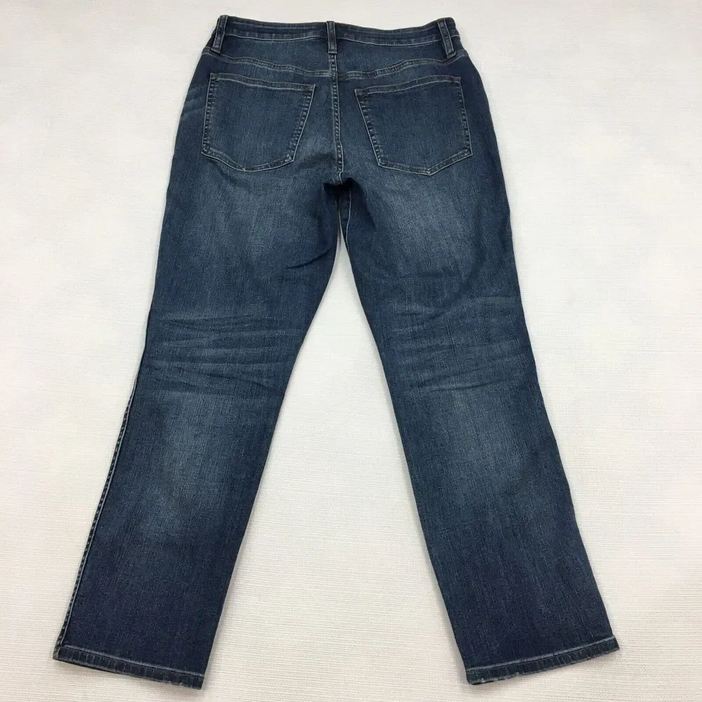 J Crew Vintage Slim Straight Denim jeans‎ Mens 30x27 Cotton Blend Stretch